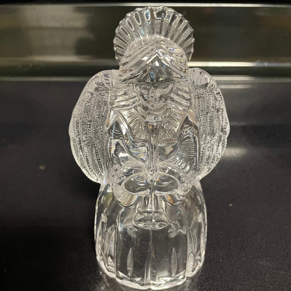 Mikasa Christmas Angel candle holder playing flute
